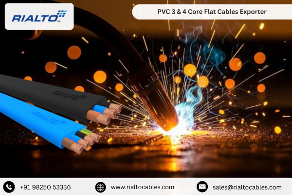 PVC 3 & 4 Core Flat Cables Exporter