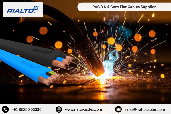 PVC 3 & 4 Core Flat Cables Supplier