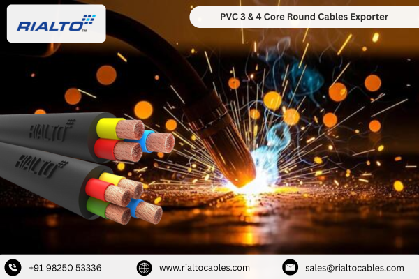 PVC 3 & 4 Core Round Cables Exporter